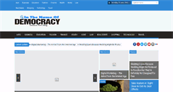 Desktop Screenshot of inthenameofdemocracy.org
